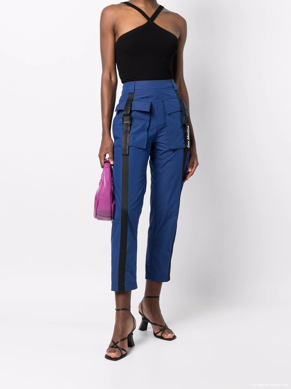 Affordable Love Moschino cropped trousers cargo Women 0406